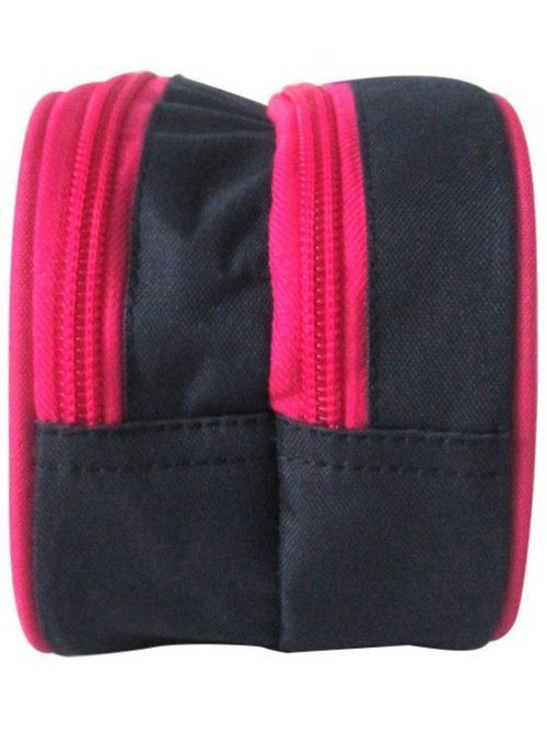Trousse scolaire 2 compartiments Cybel Marine et Rose - Kiabi