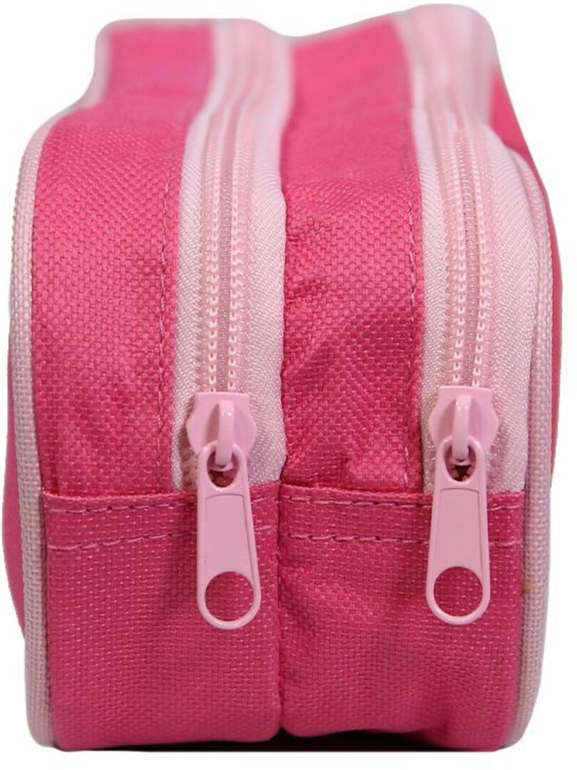 Estuche Escolar Rectangular Bagtrotter Lili Lou - Diseño Gatito Rosa, 23x5x10 Cm, Para Niños