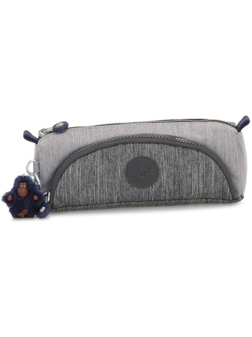 Trousse Scolaire 2 Compartiments Kipling Cute Gris 22 CM - Porte clé singe inclus - Kiabi