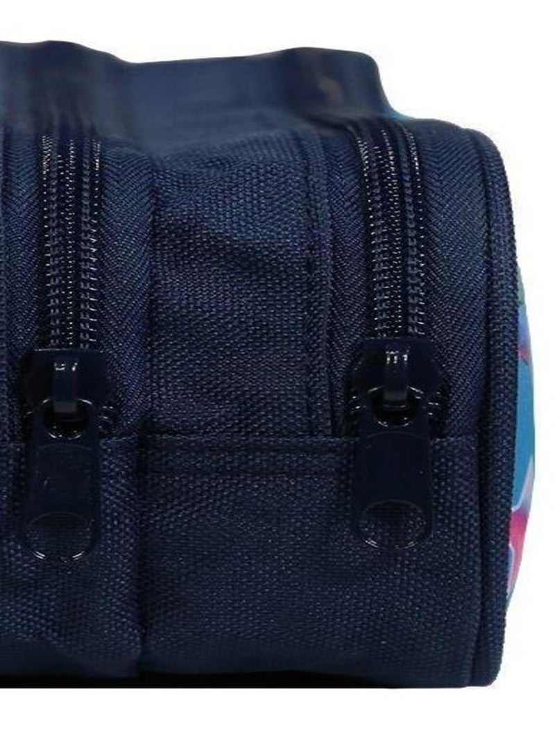 Trousse scolaire 2 compartiments Lili Lou Chat Bleue Bagtrotter Bleu - Kiabi