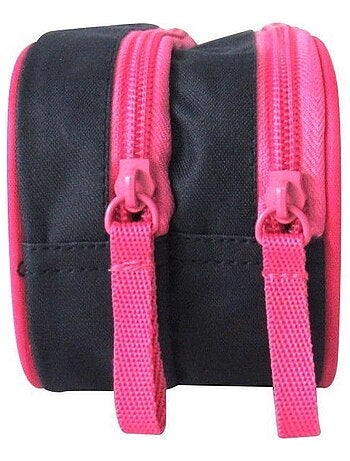 Trousse scolaire 2 compartiments Lililou Bleu marine