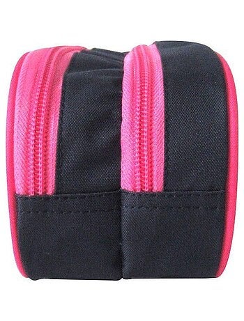 Trousse scolaire 2 compartiments Lililou Bleu marine