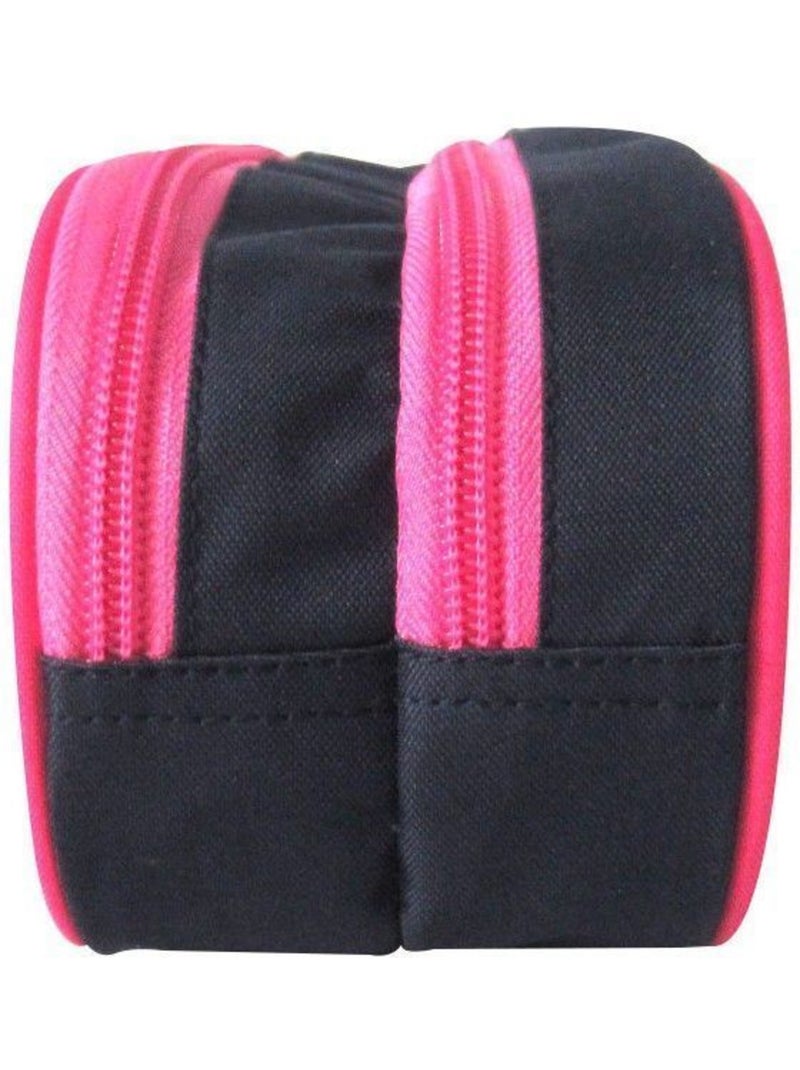 Trousse scolaire 2 compartiments Lililou Bleu marine Bleu - Kiabi