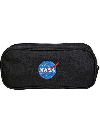 Trousse scolaire 2 compartiments Nasa Astronaute Noire Bagtrotter