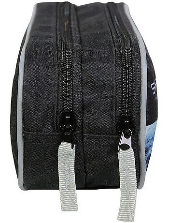 Trousse scolaire 2 compartiments Nasa Astronaute Noire Bagtrotter