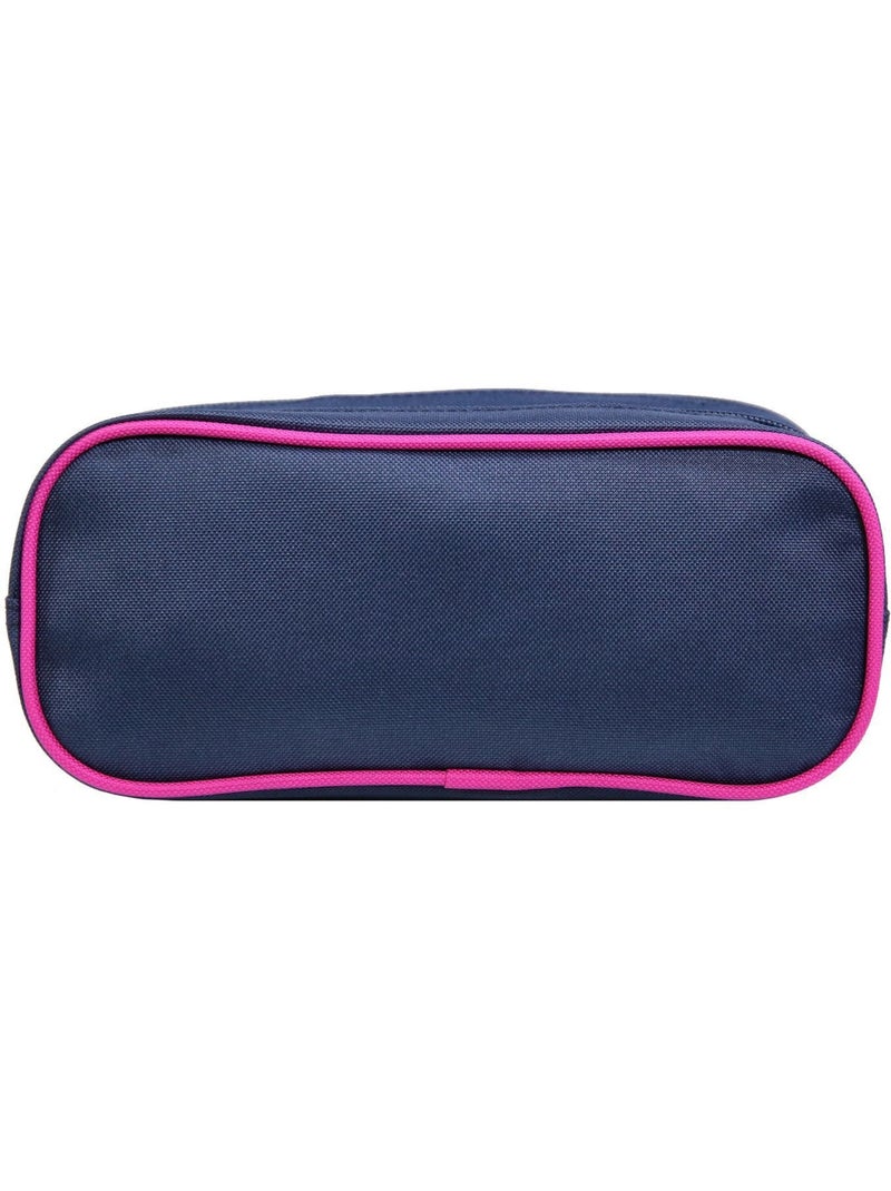 Trousse scolaire 2 compartiments Poivre Blanc Coeur Love Bleue Bagtrotter Bleu - Kiabi