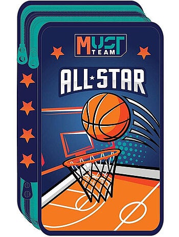 Trousse scolaire 'Basketball All Star Must Team' 3 compartiments CMP