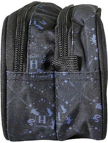 Trousse scolaire enfant 2 compartiments HARRY POTTER noir bleu