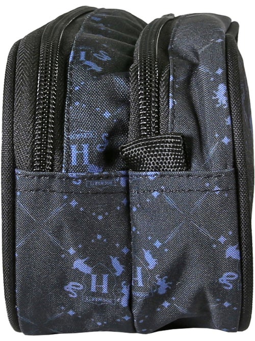 Trousse scolaire enfant 2 compartiments HARRY POTTER noir bleu - Kiabi