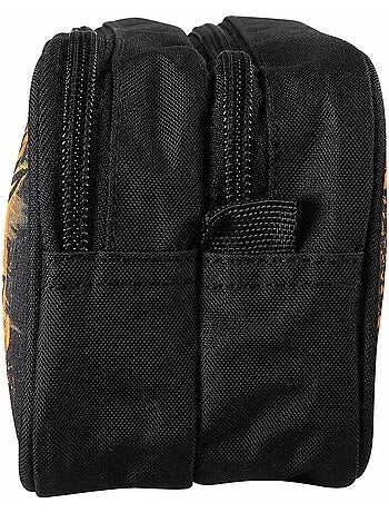 Trousse scolaire enfant double compartiment YU-GI-OH King of Game noire