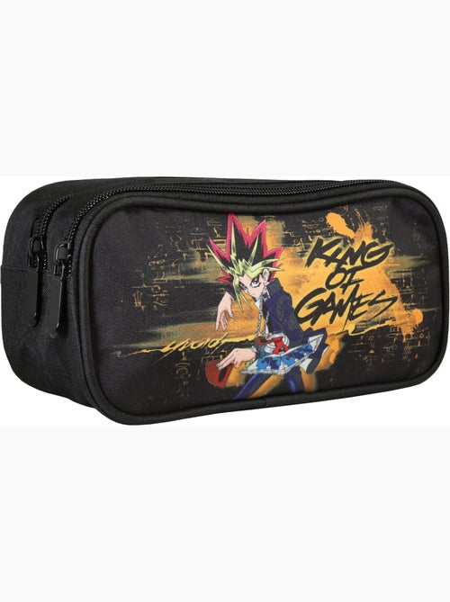 Trousse scolaire enfant double compartiment YU-GI-OH King of Game noire - Kiabi Trousse scolaire enfant double compartiment YU-GI-OH King of Game noire - Kiabi