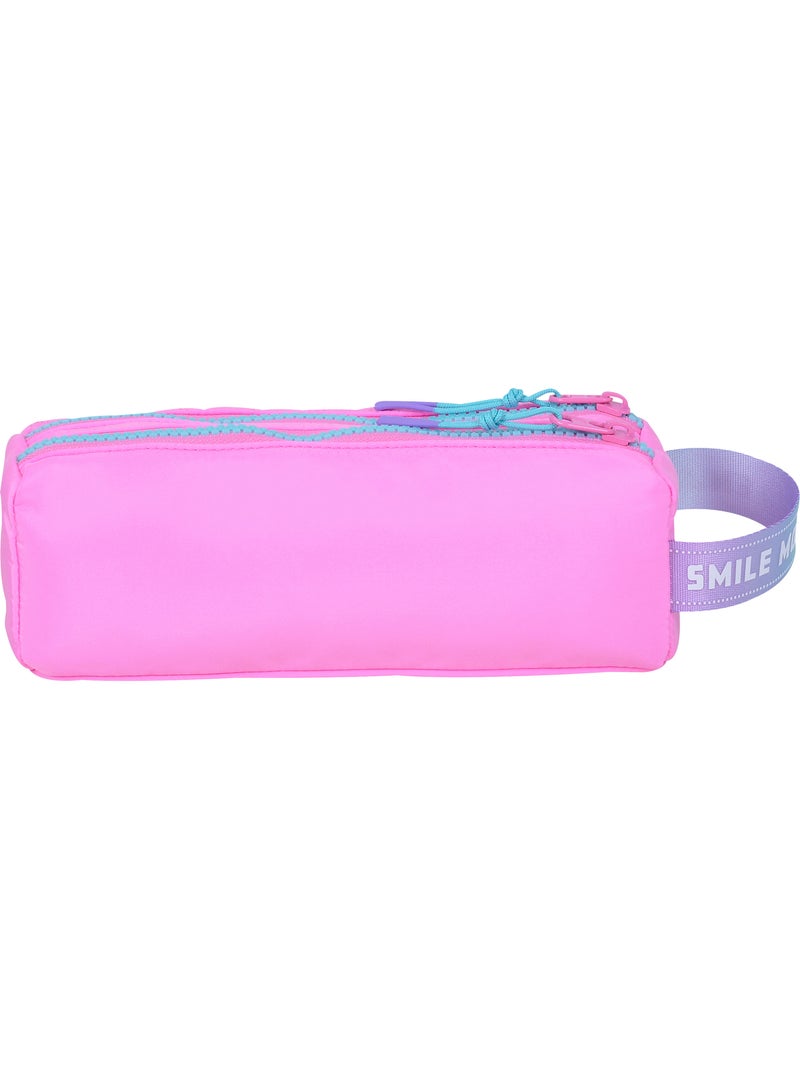Trousse scolaire fille 2 compartiments MARSHMALLOW Blush rose Rose - Kiabi