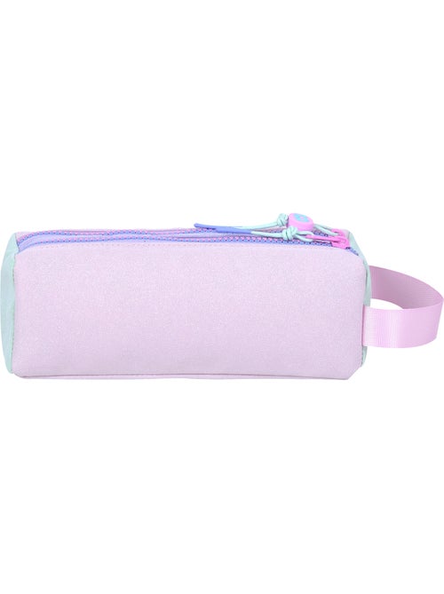 Trousse scolaire fille double compartiment MARSHMALLOW Dégradé multicolore pastel - Kiabi