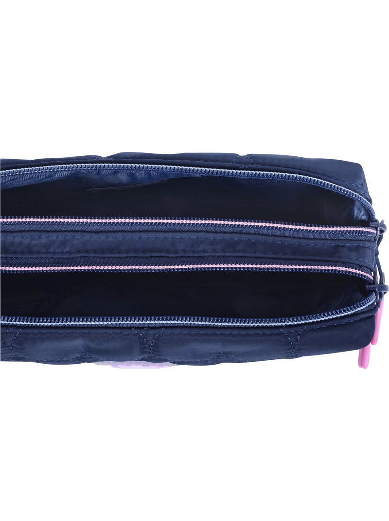 Trousse scolaire fille double compartiment MARSHMALLOW Heartsy noire Noir Noir - Kiabi