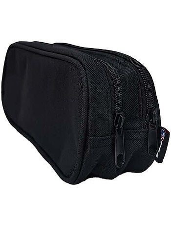 Trousse scolaire garçon 2 compartiments NBA noire