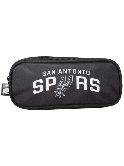 Trousse scolaire garçon 2 compartiments NBA San Antonio Spurs noire - Kiabi Trousse scolaire garçon 2 compartiments NBA San Antonio Spurs noire - Kiabi