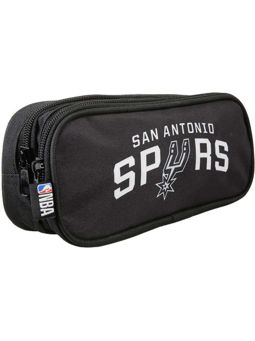 Trousse scolaire garçon 2 compartiments NBA San Antonio Spurs noire - Kiabi Trousse scolaire garçon 2 compartiments NBA San Antonio Spurs noire - Kiabi