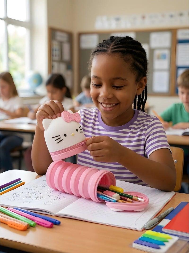Trousse scolaire hello kitty sanrio Rose - Kiabi