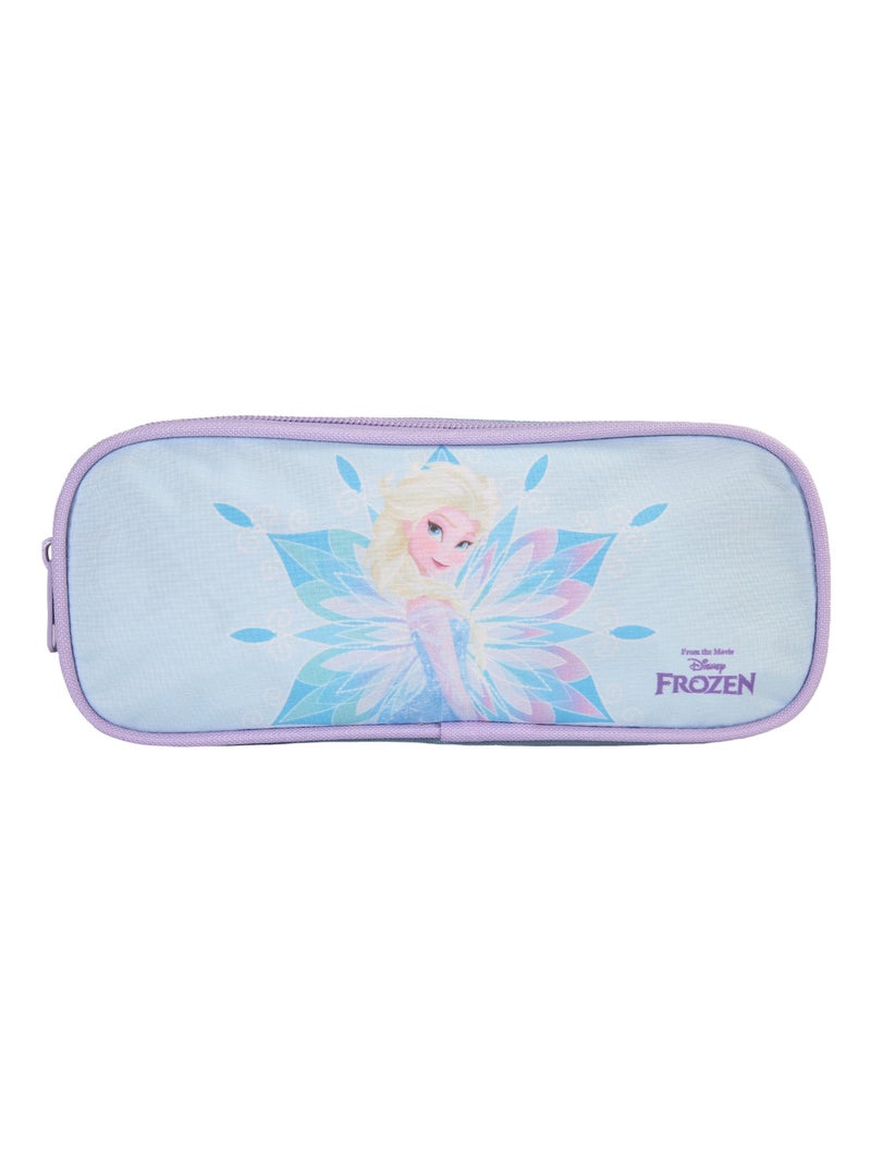Trousse scolaire La Reine des Neiges 2 compartiments turquoise – bagtrotter Bleu turquoise - Kiabi