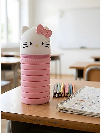 Trousse scolaire matière résistante hello kitty sanrio