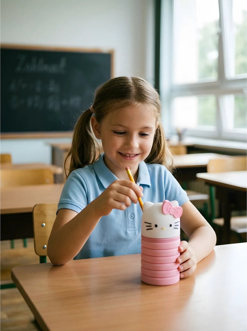 Trousse scolaire matière résistante hello kitty sanrio Rose - Kiabi