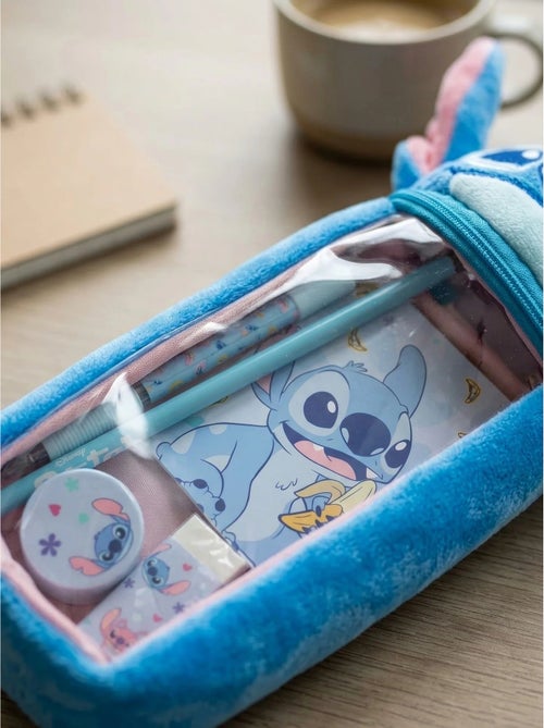 Trousse scolaire motif point résistante stitch disney - Kiabi Trousse scolaire motif point résistante stitch disney - Kiabi
