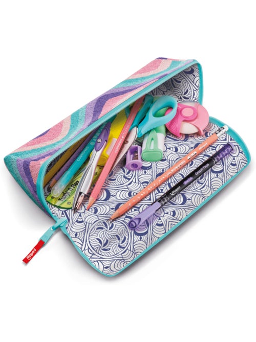 Trousse scolaire ouverture xxl trousse - Kiabi Trousse scolaire ouverture xxl trousse - Kiabi