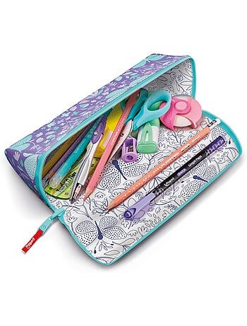 Trousse scolaire ouverture xxl trousse