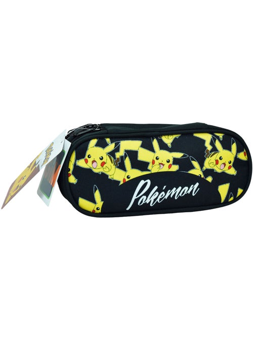 Trousse scolaire Pokémon Pikachu avec deux compartiments - Kiabi