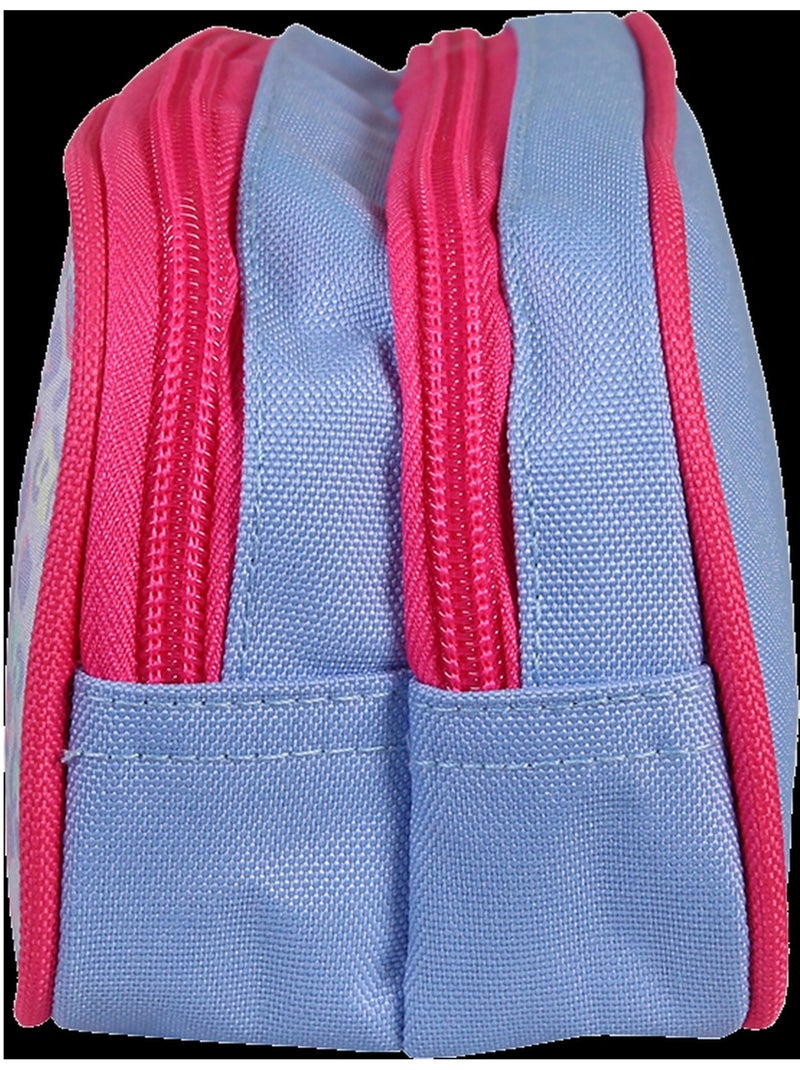 Trousse scolaire rectangulaire 2 compartiments MY MELODY Leo rose Rose - Kiabi