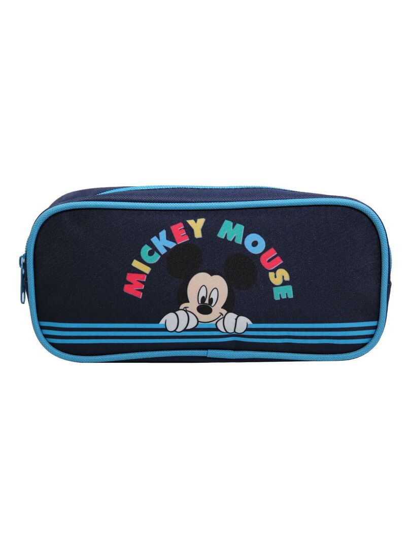 Trousse scolaire rectangulaire Disney Mickey Bleue Bagtrotter - Bleu -  Kiabi - 10.95€