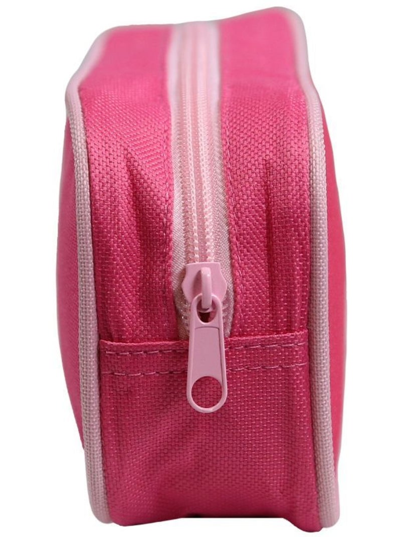 Trousse scolaire rectangulaire Disney Minnie Coeur Rose Bagtrotter Rose - Kiabi