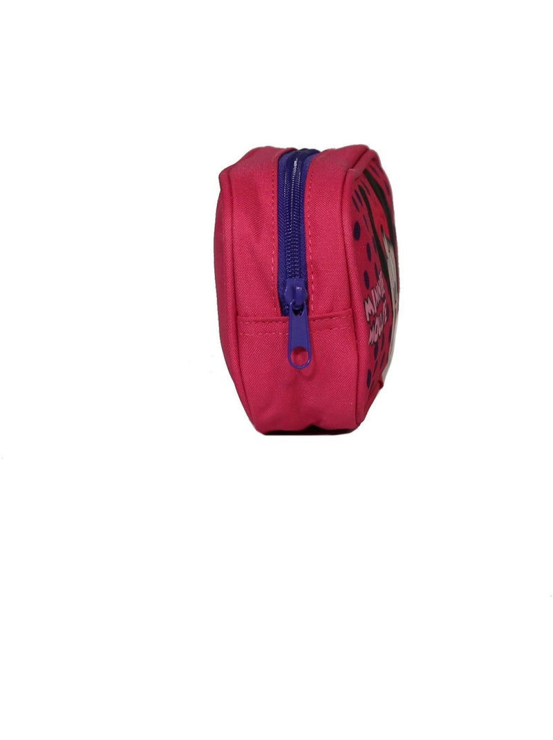 Trousse scolaire rectangulaire Disney Minnie Rose Bagtrotter Rose - Kiabi