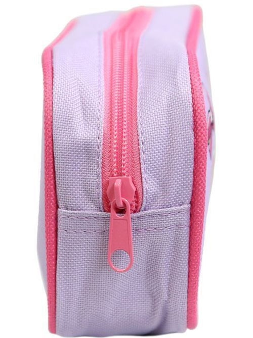 Trousse scolaire rectangulaire Disney Minnie Violette Parme Bagtrotter - Kiabi