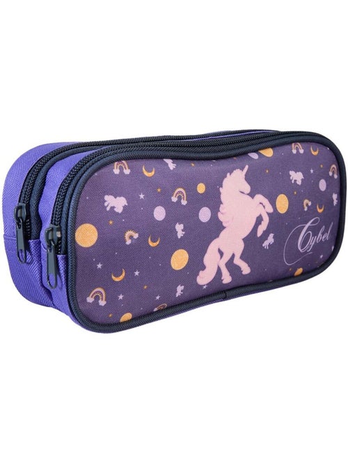 Trousse scolaire rectangulaire fille CYBEL violette 2 compartiments - Kiabi Trousse scolaire rectangulaire fille CYBEL violette 2 compartiments - Kiabi