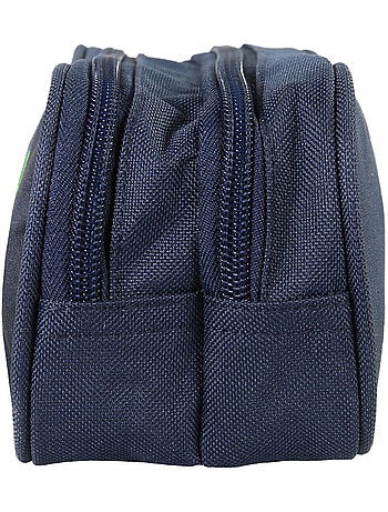 Trousse scolaire rectangulaire garçon DRAGONS bleue 2 compartiments