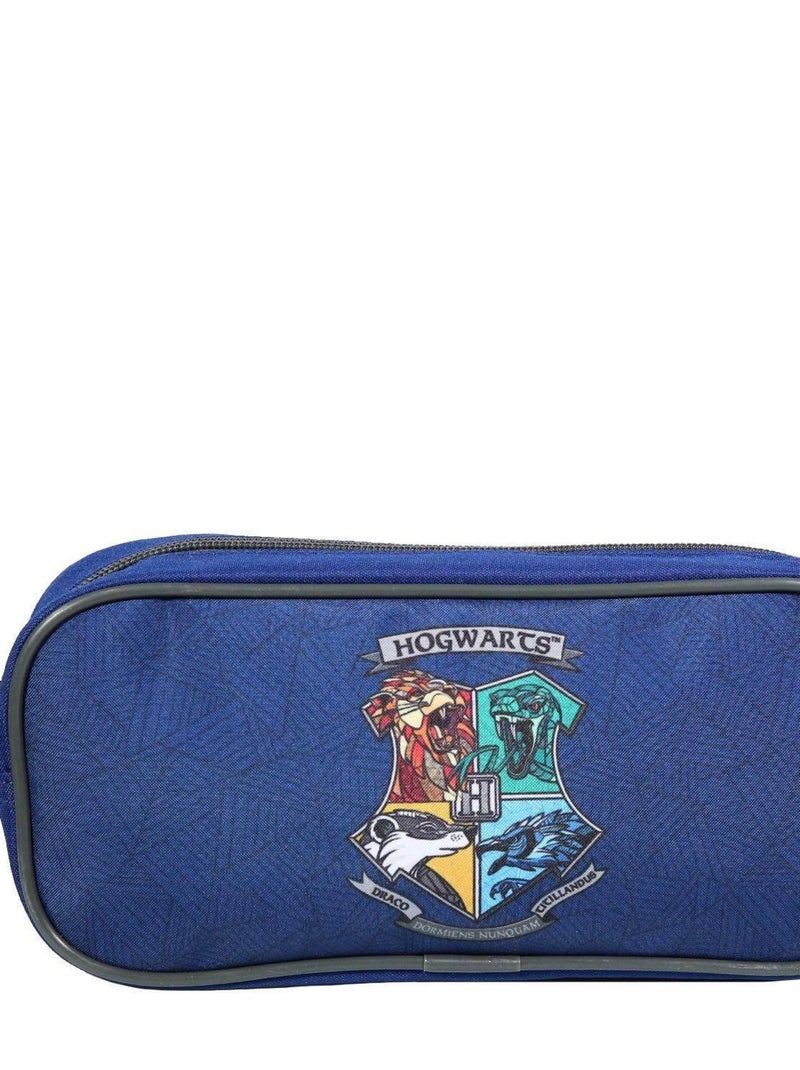 Trousse scolaire rectangulaire Harry Potter Bleu Bagtrotter Bleu - Kiabi