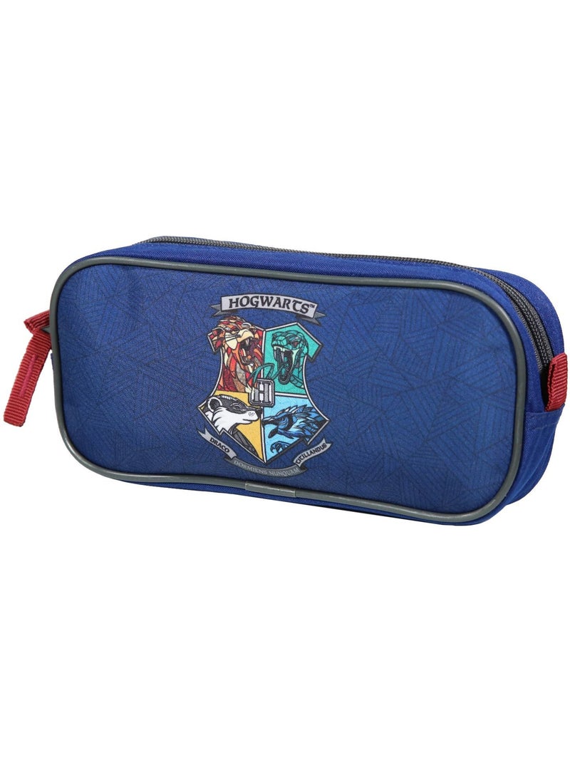 Trousse scolaire rectangulaire Harry Potter Bleu Bagtrotter Bleu - Kiabi
