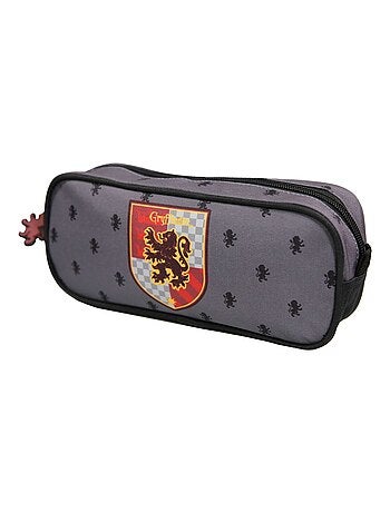 Trousse scolaire rectangulaire Harry Potter Gryffondor Grise Bagtrotter