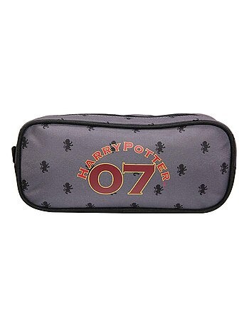 Trousse scolaire rectangulaire Harry Potter Gryffondor Grise Bagtrotter