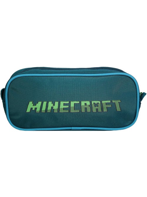 Trousse scolaire rectangulaire Minecraft Jeu Vidéo Verte Bagtrotter - Kiabi