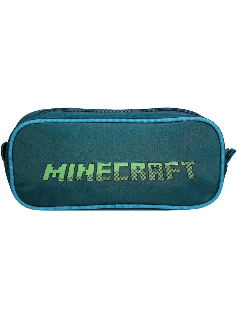 Trousse scolaire rectangulaire Minecraft Jeu Vidéo Verte Bagtrotter Vert - Kiabi