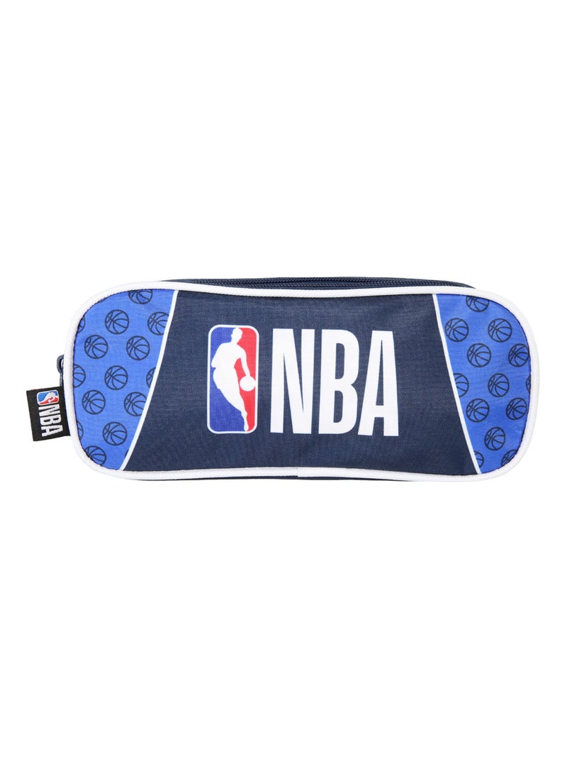 Trousse Scolaire Rectangulaire  NBA - Basketball Bleu Marine -Bagtrotter Bleu marine - Kiabi