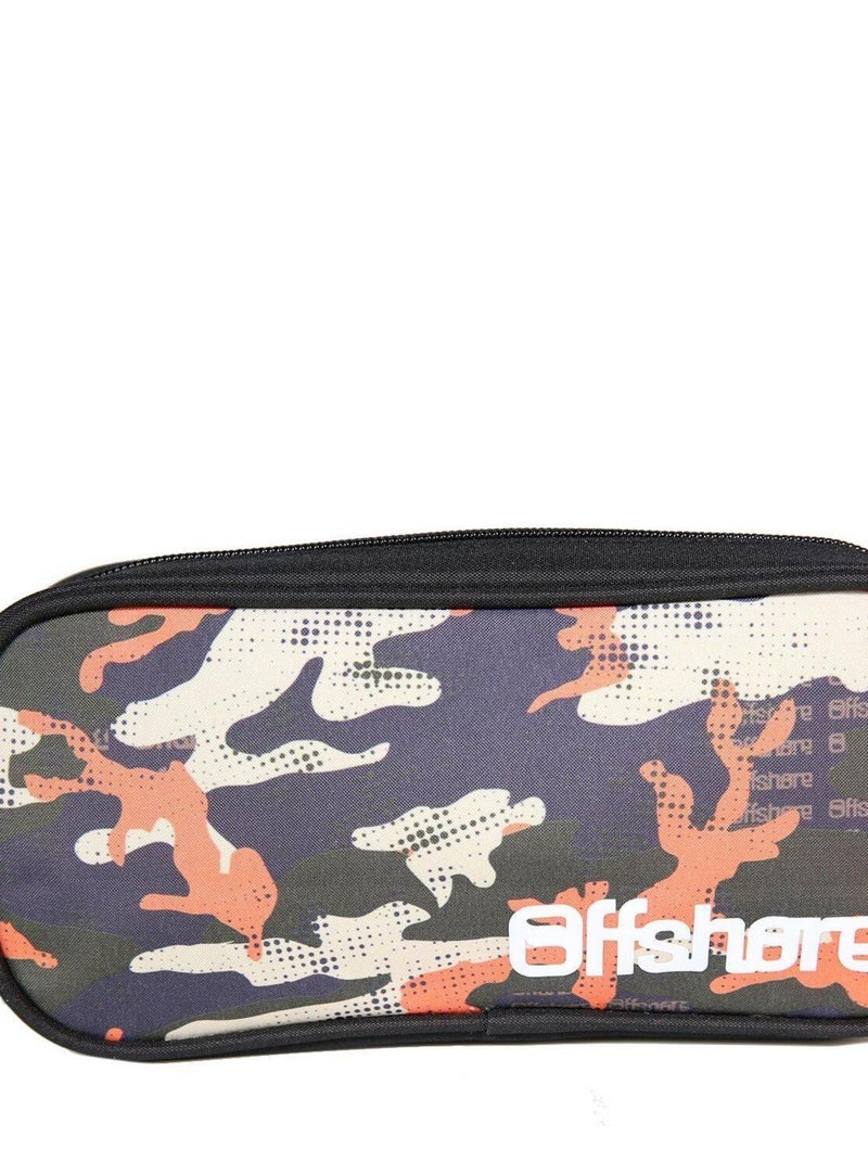 Trousse scolaire rectangulaire Offshore Camouflage Bagtrotter Multicolore - Kiabi