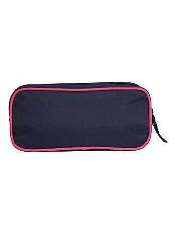 Trousse scolaire rectangulaire Offshore Hibiscus Bleue marine Bagtrotter