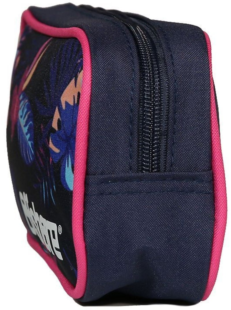 Trousse scolaire rectangulaire Offshore Hibiscus Bleue marine Bagtrotter Bleu - Kiabi