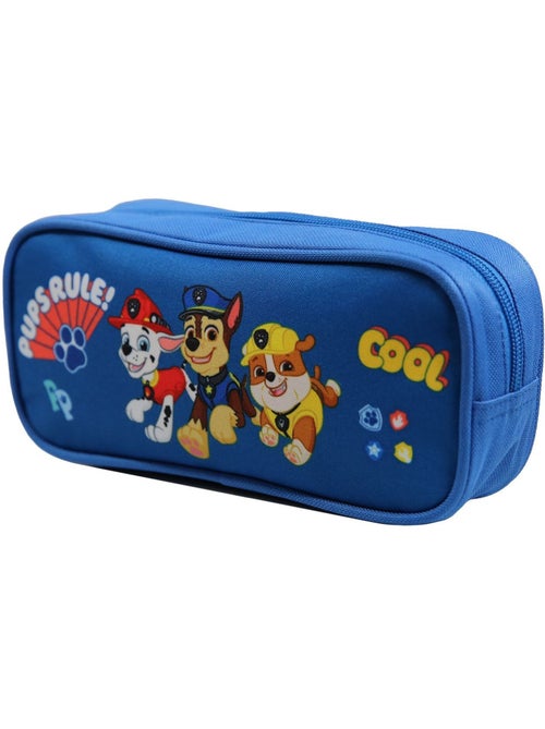 Trousse scolaire rectangulaire Pat'Patrouille Bleue Bagtrotter - Kiabi