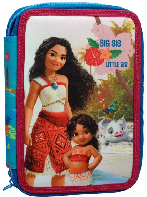 Trousse scolaire remplie 'Vaiana' 2 compartiments 20 cm – Disney - Kiabi Trousse scolaire remplie 'Vaiana' 2 compartiments 20 cm – Disney - Kiabi