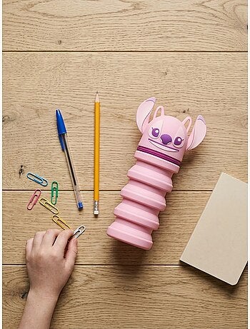 Trousse scolaire résistante grand compartiment stitch disney