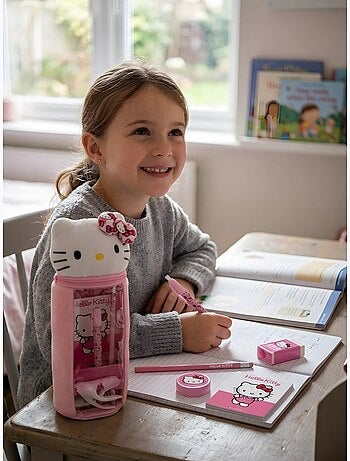 Trousse scolaire résistante hello kitty sanrio